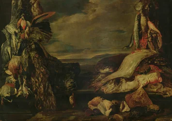 Naturaleza Muerta de Caza y Pescado